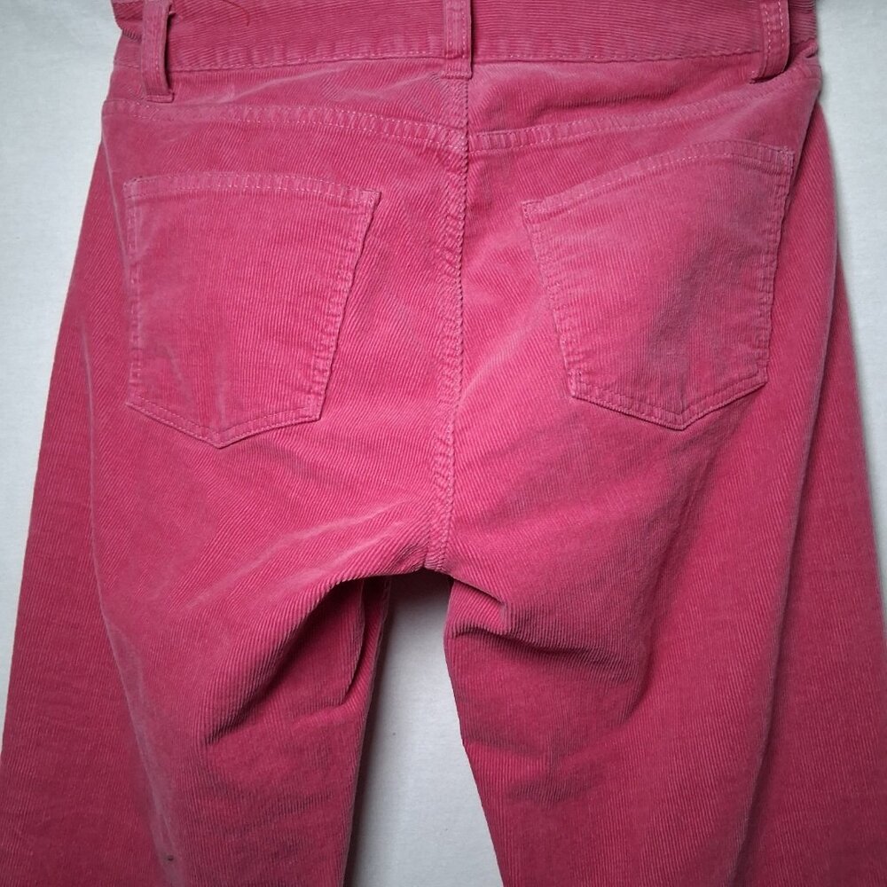 Talbots Corduroy Pants Women Size 2 Curvy Pink Rose Classic Corduroys BH684 - Picture 4 of 13